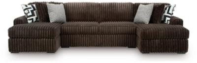 Midnight-Madness Sectional with Chaise
