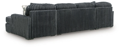 Midnight-Madness Sectional with Chaise