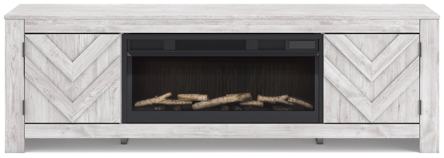Cayboni 71" TV Stand with Electric Fireplace